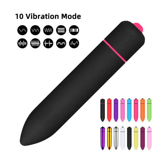 10 Speed Vibration Clit Stimulation Adult Sex Toy Vibrating Jump Love Egg Mini Bullet G Spot Vagina Vibrator for Women Female - FETLIFESHOP